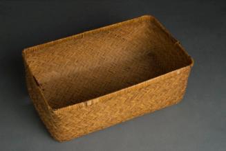 [Bottom half of yanagi gori (basket trunk), Hiroshima, Japan, ca. 1913]