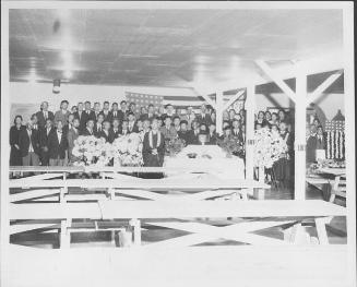 [Funeral gathering, Rohwer, Arkansas, October 11, 1944]