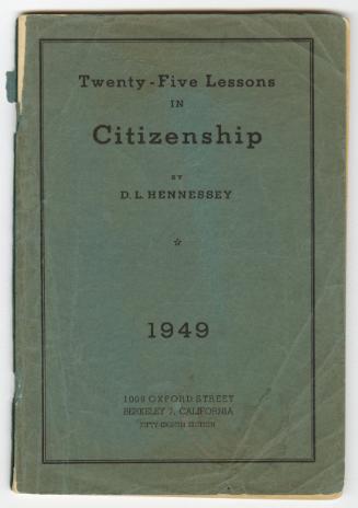 Twenty-Five Lessons in Citizenship