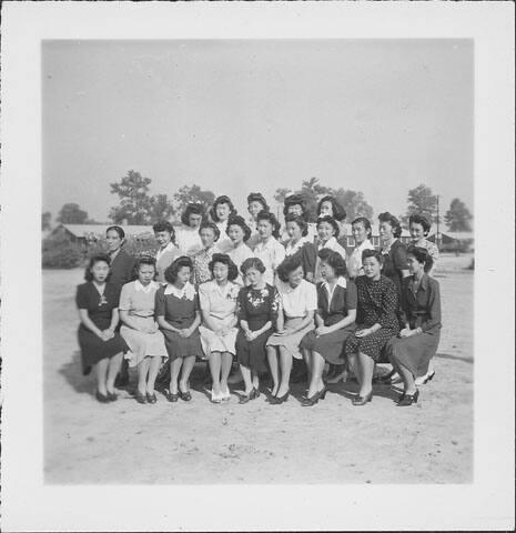 [Group of women, portrait, Rohwer, Arkansas, November 7, 1944]