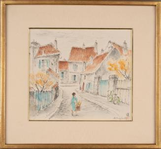 "Street of Chartre France" [sic, Chartres]