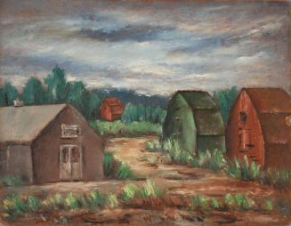 Camp, Green and Red Outbuildings