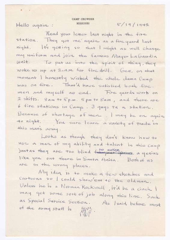 [ Letter to Masaji Iwate from Tatsumi Iwate, May 19, 1942 ]
