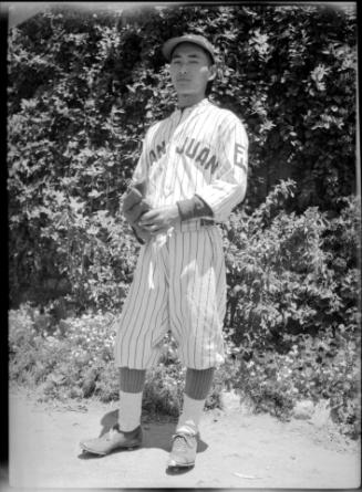Frank Miwa "San Juan" baseball uniform