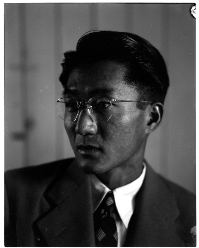 Portrait of a man in glasses