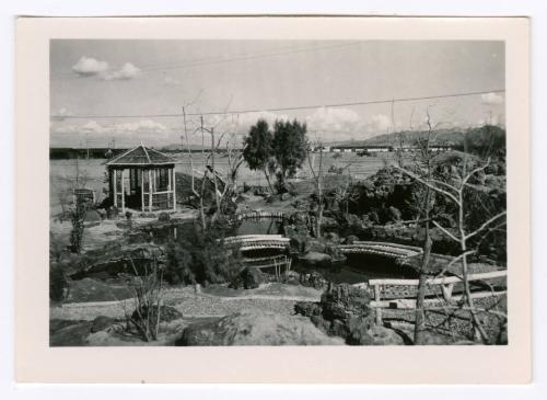 Garden with gazebo