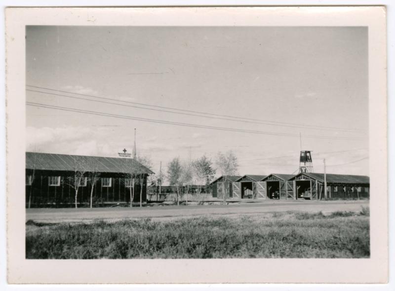 Barracks and American Red Cross Poston Chapter