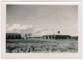 Barracks and American Red Cross Poston Chapter