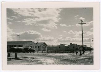 Poston relation office, post office, and other buildings