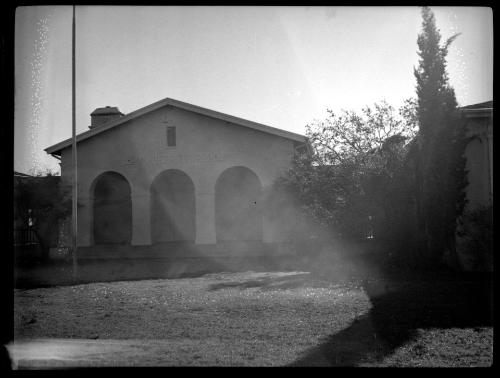 Exterior of San Justo School building