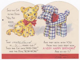 [ Birthday Card to Mollie Wilson, March 6, 1945 ]