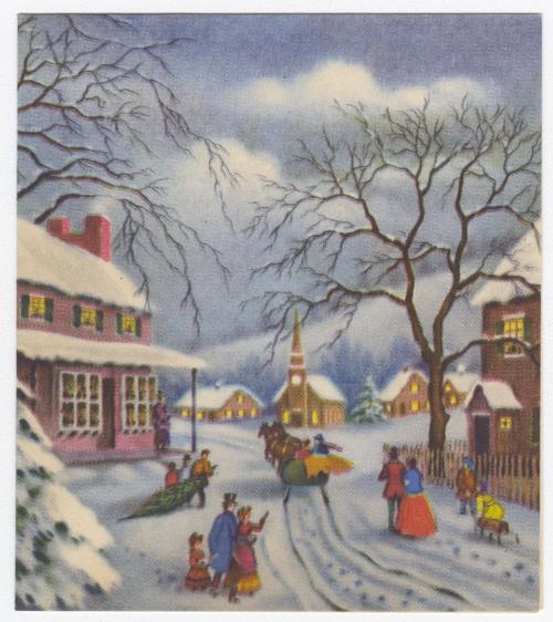 [ Christmas Card to Mollie Wilson from Chiyeko Akahoshi, December 23, 1944 ]