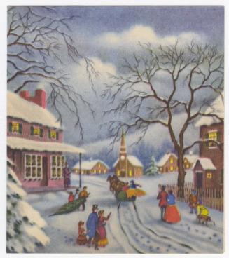 [ Christmas Card to Mollie Wilson from Chiyeko Akahoshi, December 23, 1944 ]