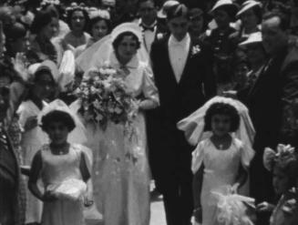 [Home Movies of Wedding; Mission San Luis Rey; Santa Anita Racetrack and More / circa 1936]