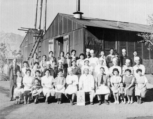 [Kitchen Mess Hall No. 16, Manzanar, California]