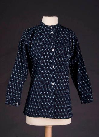 [Indigo kasuri blouse, Fukushima, Japan]