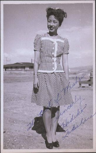 [Portrait of Hideko Takehara, Heart Mountain, Wyoming, 1944-1945]