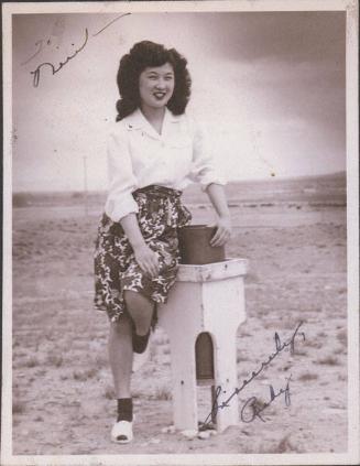 [Portrait of a young woman, Ruby, Heart Mountain, Wyoming, 1944-1945]