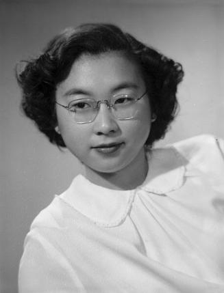 [Noriko Chiwaki, head and shoulder portrait, June 8, 1951]