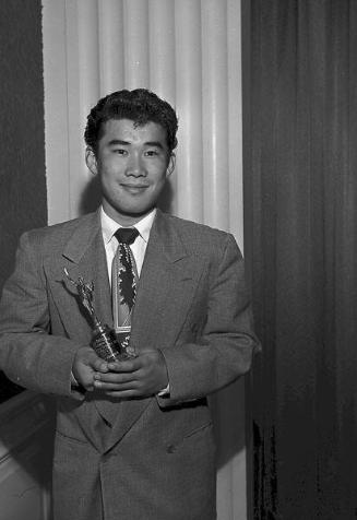 [Ralph Kubota, S.S.A. finalist at the Biltmore Hotel, Los Angeles, California, June 1951]