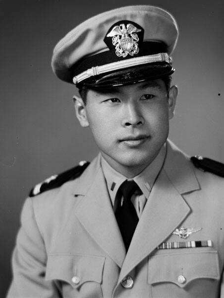 [Harvey Kitaoka, United States Navy aviation officer, head and should portrait]