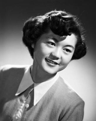 [Jane Masumura, head and shoulder portrait, Los Angeles, California, January 20, 1953]