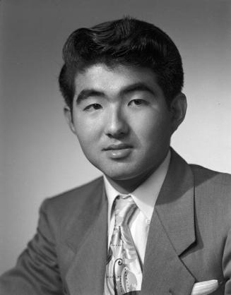 [Burt Yamasaki, Boys State delegate, head and shoulder portrait, California, May 22, 1953]