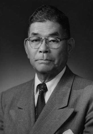 [Mr. Igauye, head and shoulder portrait, California, July 1953]