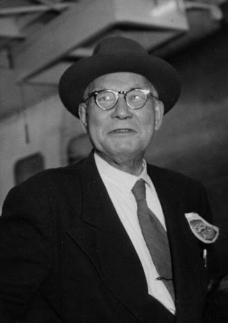 [Mr. Nomura of Japan at Los Angeles International Airport, California, October 20, 1953]