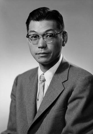 [Dr. Tadashi Fujimoto, half-portrait, Los Angeles, California, February 24, 1954]