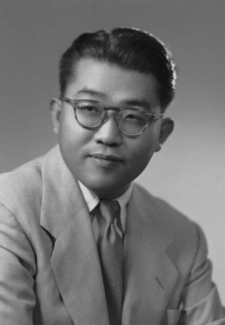 [Dr. Jiro Shintani, half-portrait, Los Angeles, California, February  26, 1954]