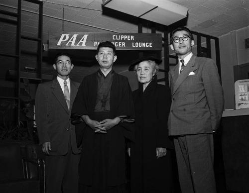 [Japanese cook from Japan at airport lounge, California, November 26, 1954]