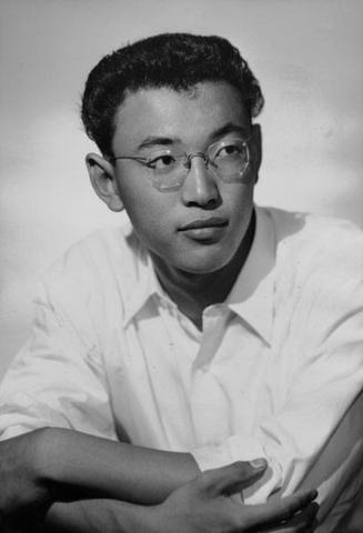 [Takashi Fujii, half portrait, Los Angeles, California, June 7, 1955]
