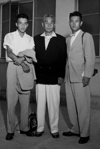 [Japanese Davis Cup team, California, July 16, 1955]