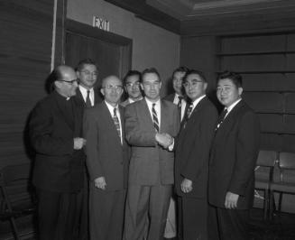 [JACL Testimonial banquet honoring Edward E. Elliott at Hotel Clark, Los Angeles, California, November 12, 1955]