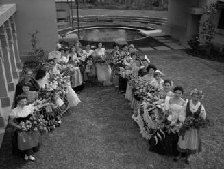 [Princess selection at the annual International Flower Show at Hollywood Park, Inglewood, California, March 7, 1956]