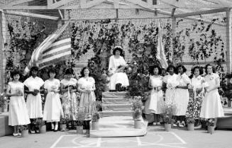 [Florence Ochi, Foshay Junior High School May Queen, Los Angeles, California, May 19, 1950]