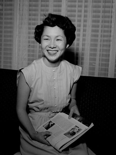 [Miss Kawakami, honor graduate, May 28, 1950]