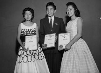 [Hollenbeck Junior High School American Legion School award winners, Los Angeles, California, June 17, 1956]