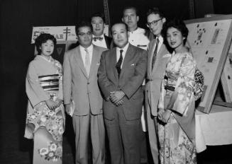 [Japanese Consul General Shigeru Nakamura at Elks Club, California, November 15, 1956]