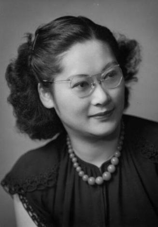 [Fumiko Okuma, head and shoulder portrait, January 17, 1950]