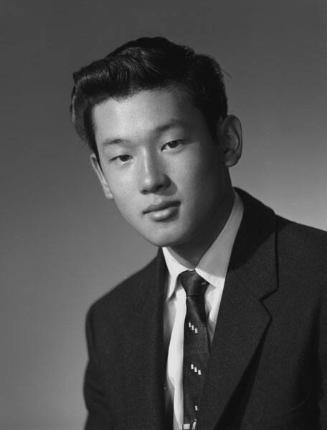 [Ken Shimada, head and shoulder portrait, January 29, 1957]