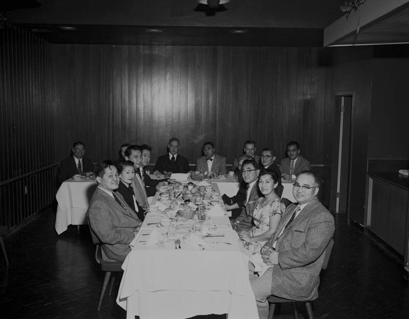 [Japanese American Citizens' League gathering, February 19, 1957]