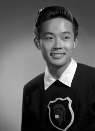 [Ken Kato, head and shoulder portrait, Los Angeles, California, May 20, 1957]
