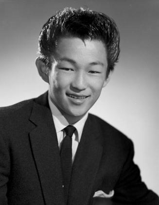 [Eugene Sekiguchi of Roosevelt High School, California Boys State representative, half-portrait, Los Angeles, California, April 30, 1955]