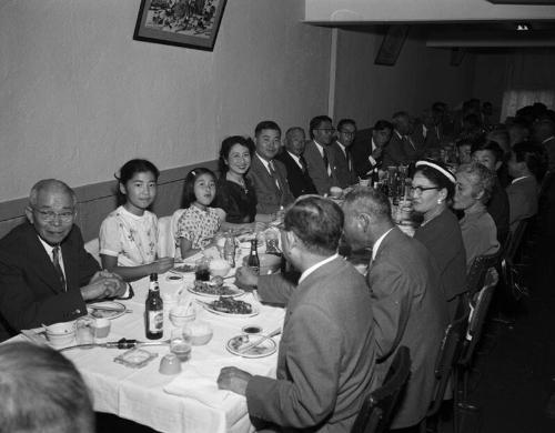 [Farewell party for Consul General Hogen at San Kwo Low, Los Angeles, California, June 1955]