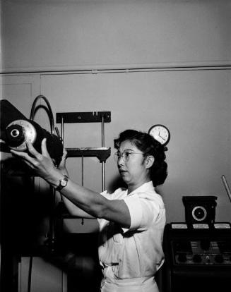 [Taeko Kimura, x-ray technician, Los Angeles, California, July 11, 1955]