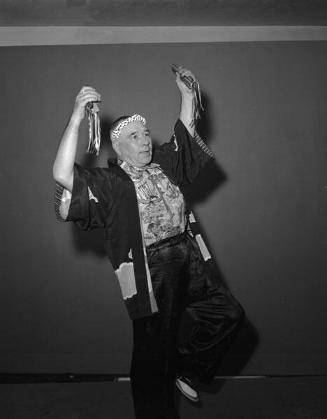 [Walter S. Spellman dancing odori, Los Angeles, California, August 28, 1955]