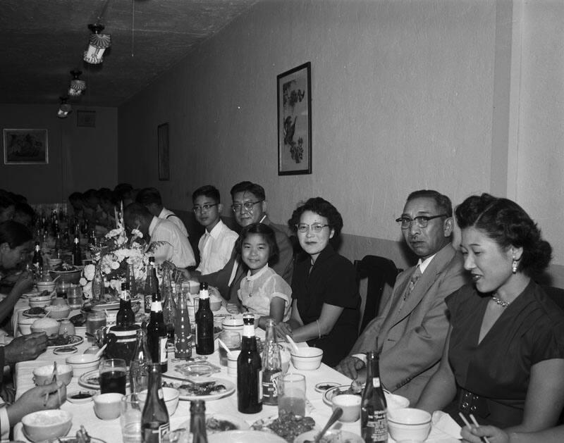 [Farewell party for Mr. Kumata, California, September 6, 1955]