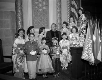[Golden jubilee celebration of the National Council of Jewish Women, Los Angeles section at Sinai Temple, Los Angeles, California, October 4, 1955]